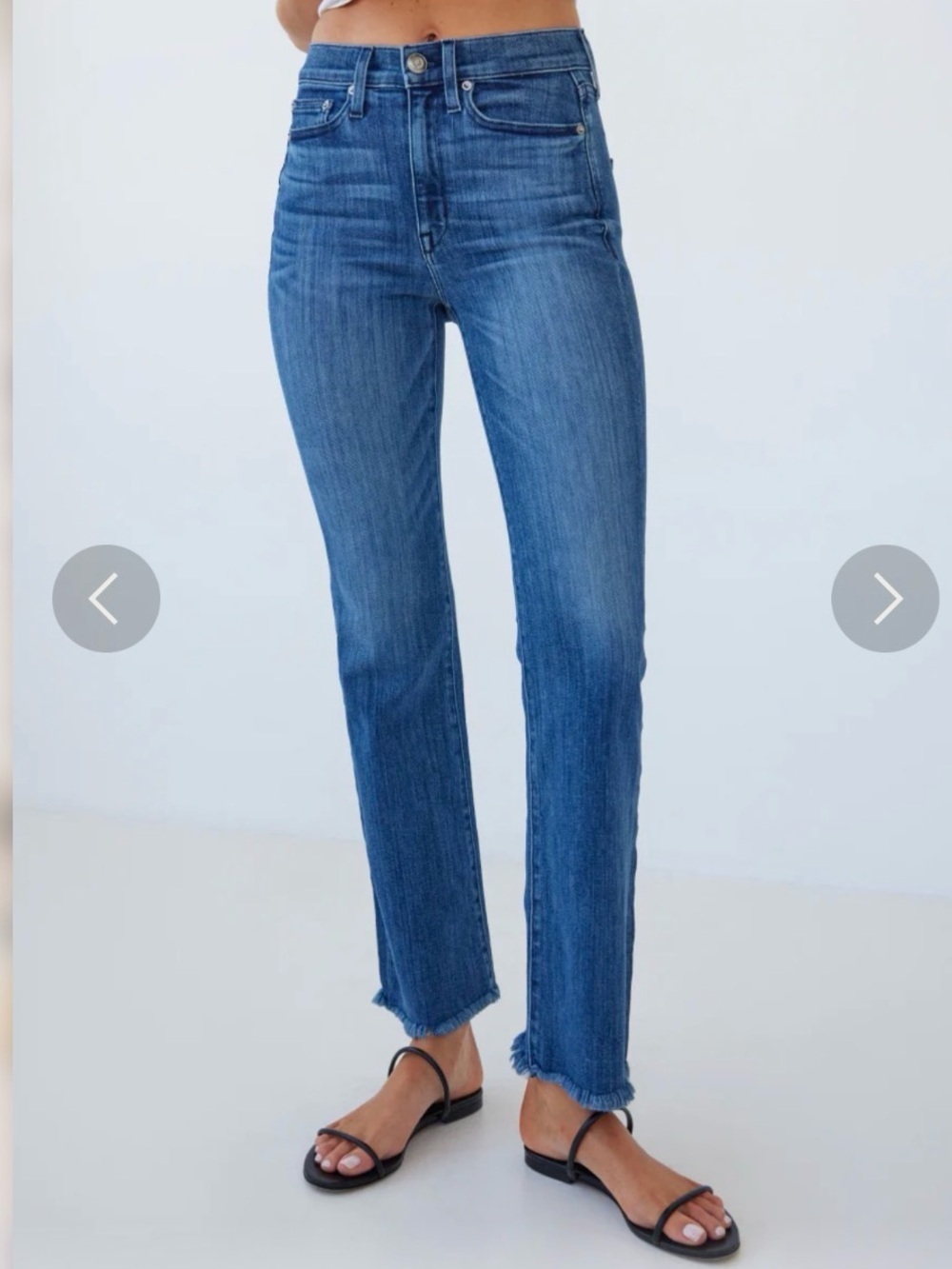 AYR the Pop jeans high rise stretch size 33 long